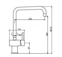 MONOMANDO COCINA MIL·LENIUM BORRAS